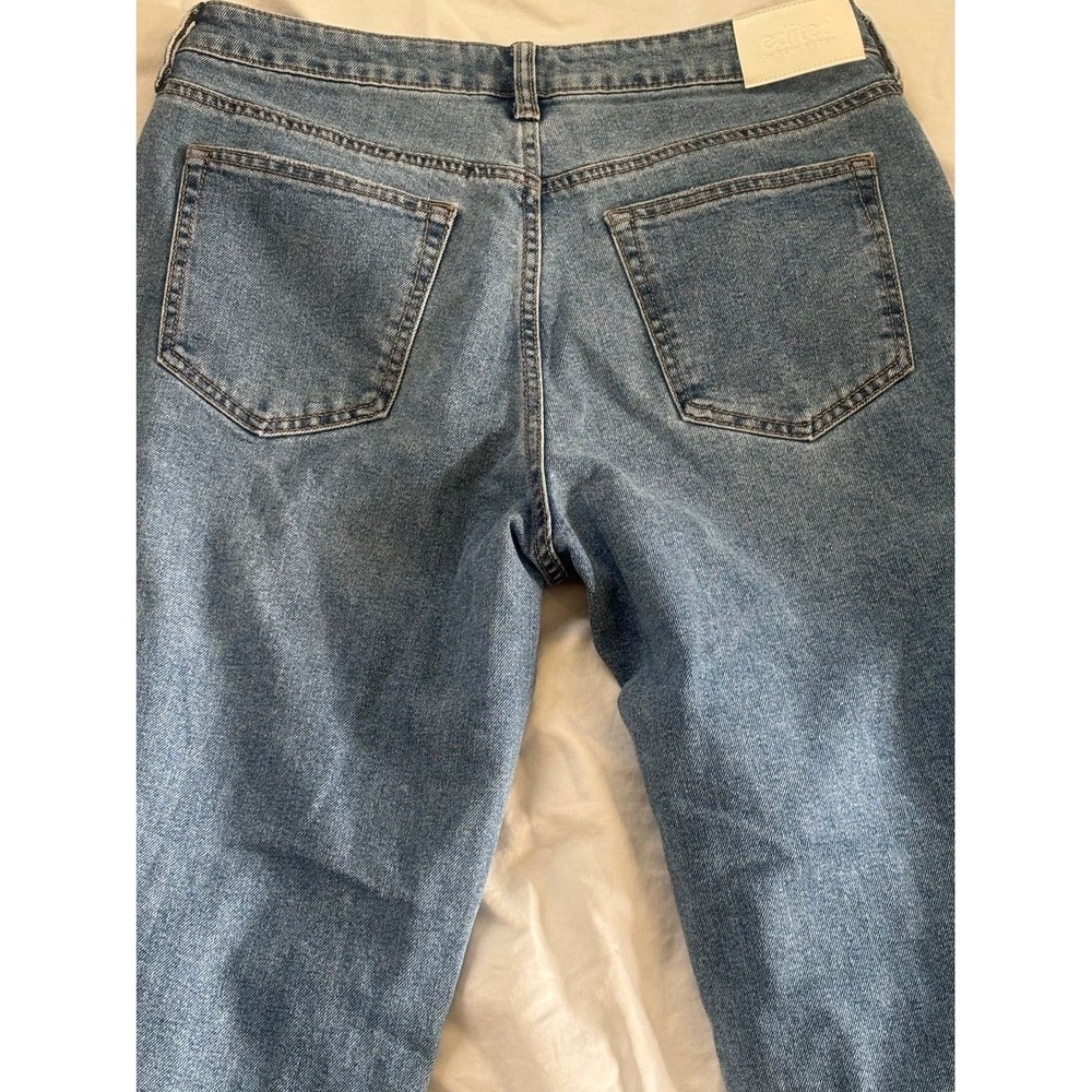 Edited By REMI‎ BADER Women's Blue Jeans Loose Straight Fit Size 10 - Picture 4 of 9